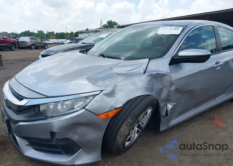 2017 Honda Civic Lx из США, поврежденный, VIN 19XFC2F5XHE008268